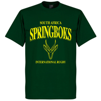 South Africa Springboks Rugby T-Shirt - Bottle Green - L