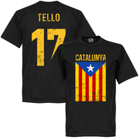 Tello Vintage Catalunya Football T-Shirt - Black - XXXL