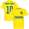 Ukraine Konoplianka 10 2020 Team T-Shirt - Yellow - L