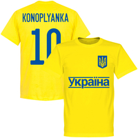 Ukraine Konoplianka 10 2020 Team T-Shirt - Yellow - XL