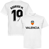 Valencia Rodrigo M. 19 Team T-shirt - White - XXXL