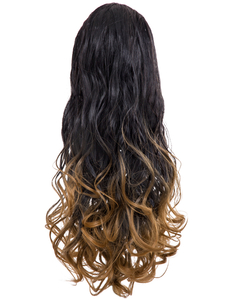 Curly Claw Clip Dip Dye Ponytail – LF-39M