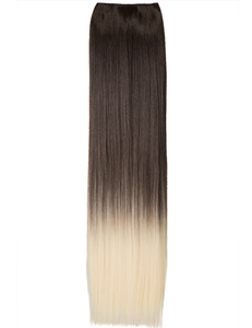 Luxury Ombre One Piece Straight Clip-In Chocolate Brown to Pure Blonde 6TT613