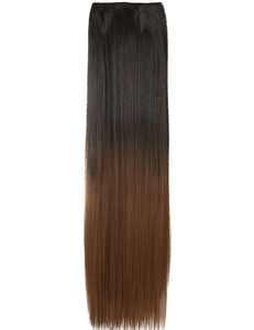 Luxury Ombre One Piece Straight Raven to Amber 2TT30