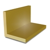 3 in x 3 in x 1/4 in - Brass Angle - 1825 mm
