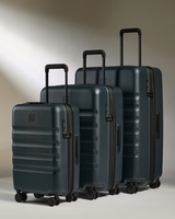 Expandable Cabin Suitcase Set In Indigo Blue - Icon Stripe