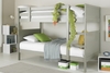 Hyder Oliver Grey Wooden Bunk Bed - Single