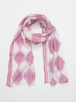 Bohemia Design Diamond Ikat Scarves,  Fuchsia