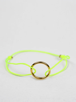 Bohemia Design Gold Juno Bracelets,  Neon Yellow