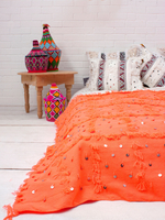 Bohemia Design Handira Blanket,  Orange