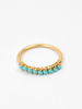 Bohemia Design Row Stacking Rings,  Turquoise