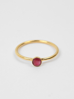 Bohemia Design Solo Stacking Rings,  Ruby