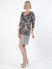Apanage Roses-print Mock Wrap Dress