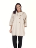 Beige Large Collar Coat