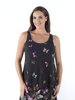 Black Small Butterfly Camisole