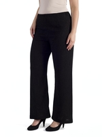 Black Textured Crinkle Trouser
