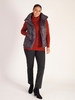 Brown/Grey Abstract Spot Print Gilet