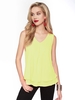 Citrus V-Neck Cami With 2 Layers