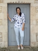 Frank Walder Easy Pull On Denim Trousers