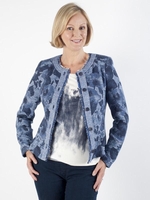 Frank Walder Indigo Tweed Jacket