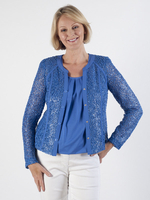 Frank Walder Lacy-knit Bouclé Jacket