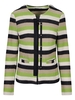 Frank Walder Navy/Lime/Ivory Soft Striped Jacket