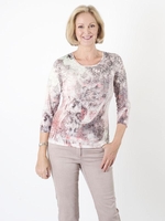 Gerry Weber Aztec Devoré Jersey Top