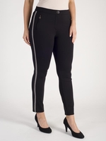 Gerry Weber Black Stretch Trouser with Side Stripe Detail