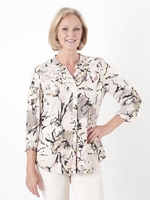 Gerry Weber Multi-print Collarless Blouse