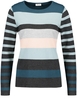 Gerry Weber Stone/Jade/Peach Stripe Fine Knit Jumper