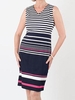 Gerry Weber Stripe V-neck Dress