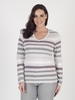 Gerry Weber Stripe V-neck Jumper