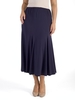 Grape Jersey Lined Jazz Skirt
