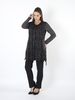 Grey Mixed Fabric Jersey Jacket