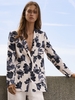 InWear Blush/Grey Leaf Print Jacket
