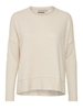 InWear Cream Ribbed Knit Jumper