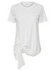 InWear White Drape Side T-shirt