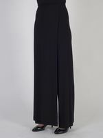 Isabel de Pedro Black Jersey Crossover Skirt and Trouser