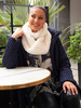 Ivory Faux Fur Infinity Scarf