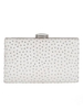 Ivory Floral Clutch Bag