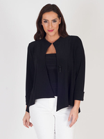 Joseph Ribkoff Black Jersey Jacket