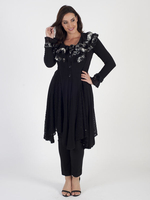 Joseph Ribkoff Black Long Jacket