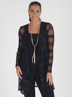Joseph Ribkoff Black Longline Jacket