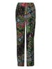 Joseph Ribkoff Black Multi Floral Print Trouser