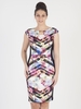 Joseph Ribkoff Multi-Colour Printed Dress
