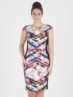 Joseph Ribkoff Multi-Colour Printed Dress