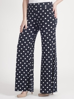 Joseph Ribkoff Navy Spot Trouser