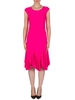 Joseph Ribkoff Pink Panelled Jersey Dress with Fluted Hem
