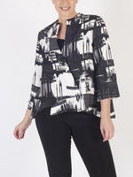 JOSEPH RIBKOFF Printed Jacket