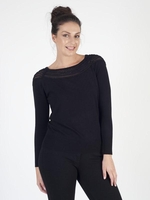 Leo & Ugo Black Sparkle Jumper